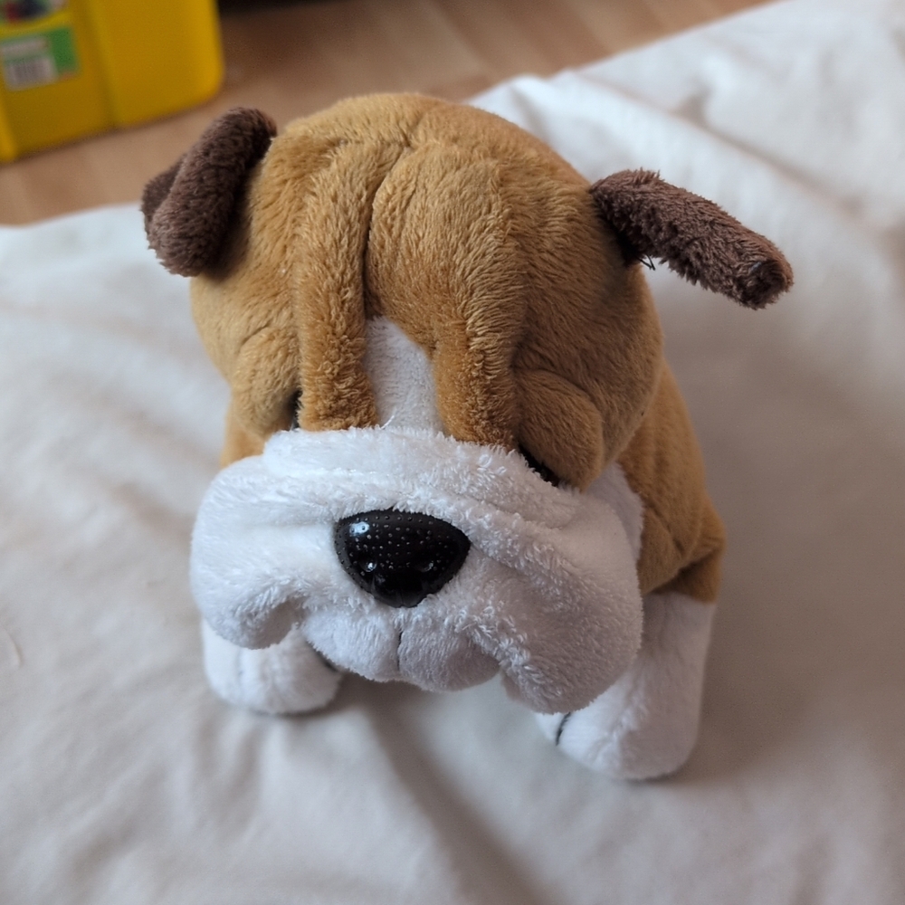 Webkinz Bulldog HM126 NO CODE Plush Stuffed Animal Y2K